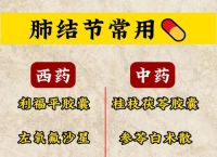 重剂治肺结节,治疗肺结节的药物有哪几类?