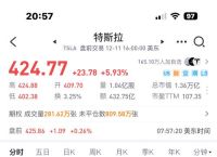 特斯拉股票十年走势图,特斯拉股票十年走势图最新