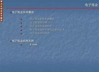 电子现金型名词解释,电子现金的性质有哪些