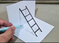 立体梯子画法图片大全,立体梯子画法图片大全集