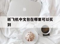 纸飞机中文包在哪里可以买到,纸飞机中文包在哪里可以买到呢