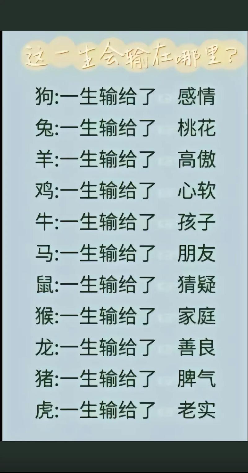 今期生肖不说二正确动物
