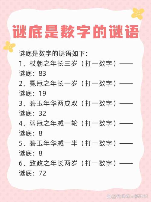 玄机猜一个数字思