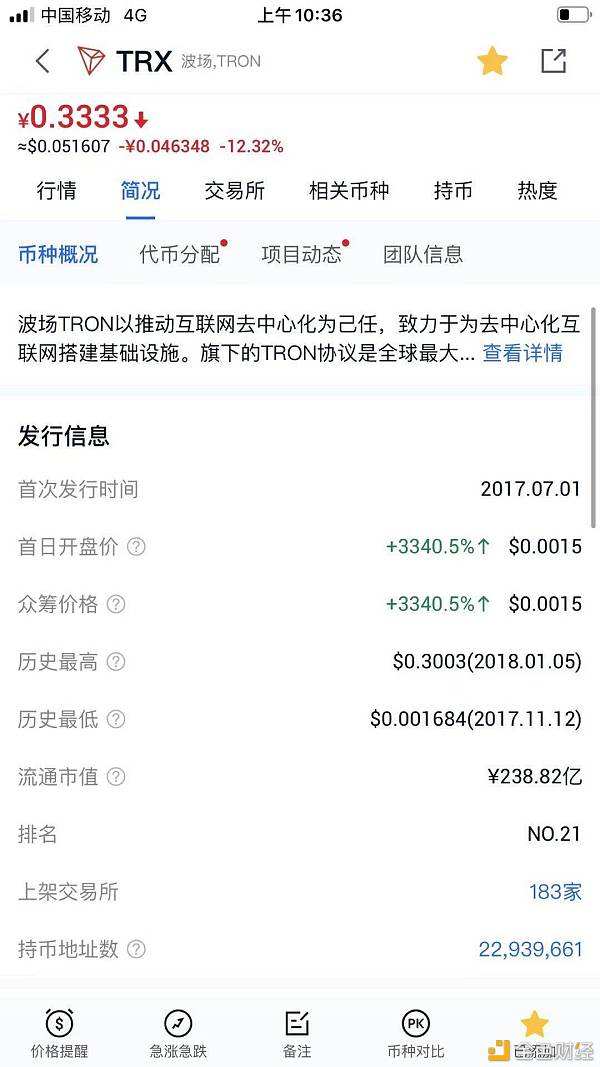 包含trx是主流币吗的词条