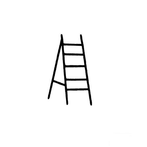 牢固梯子的画法简笔画,牢固梯子的画法简笔画图片