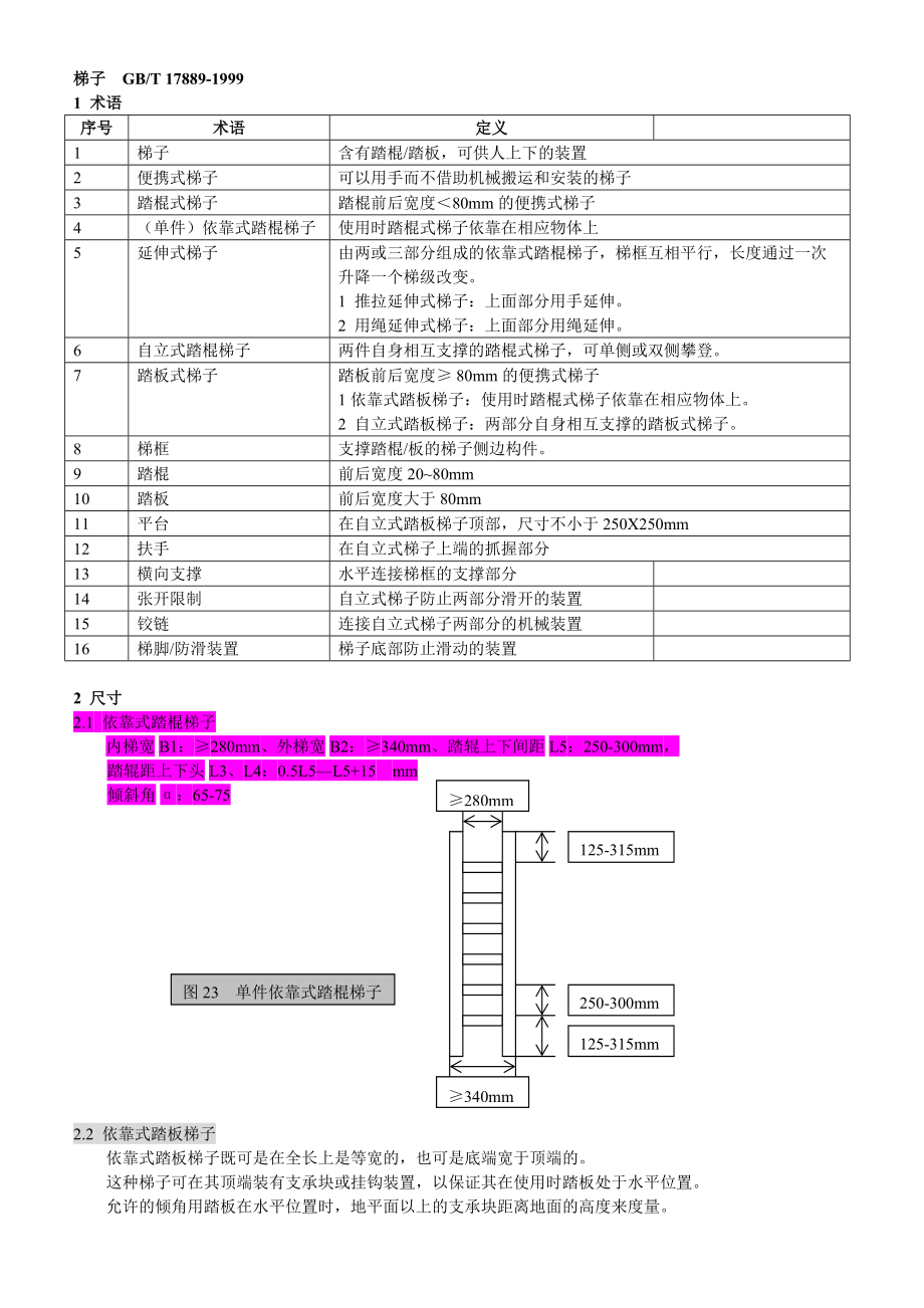 梯子的安全使用规范要求,梯子使用安全操作规程图文